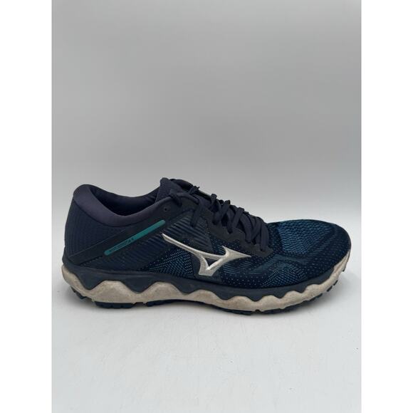 Mizuno WAVE HORIZON 14 Men's USED Athletic Sneaker Blue US Size 10.5 No Box - Picture 4 of 10